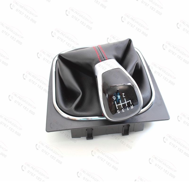 Nuca schimbator viteze piele VW Golf 5, Golf 6, Jetta, Eos, Scirocco